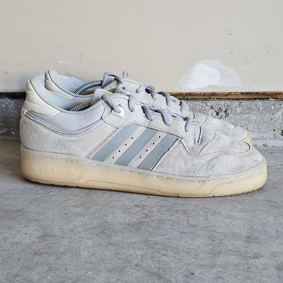 Adidas Men's Rivalry Low 86 Gray Suede Sneakers Size 12 - Picture 5 of 10